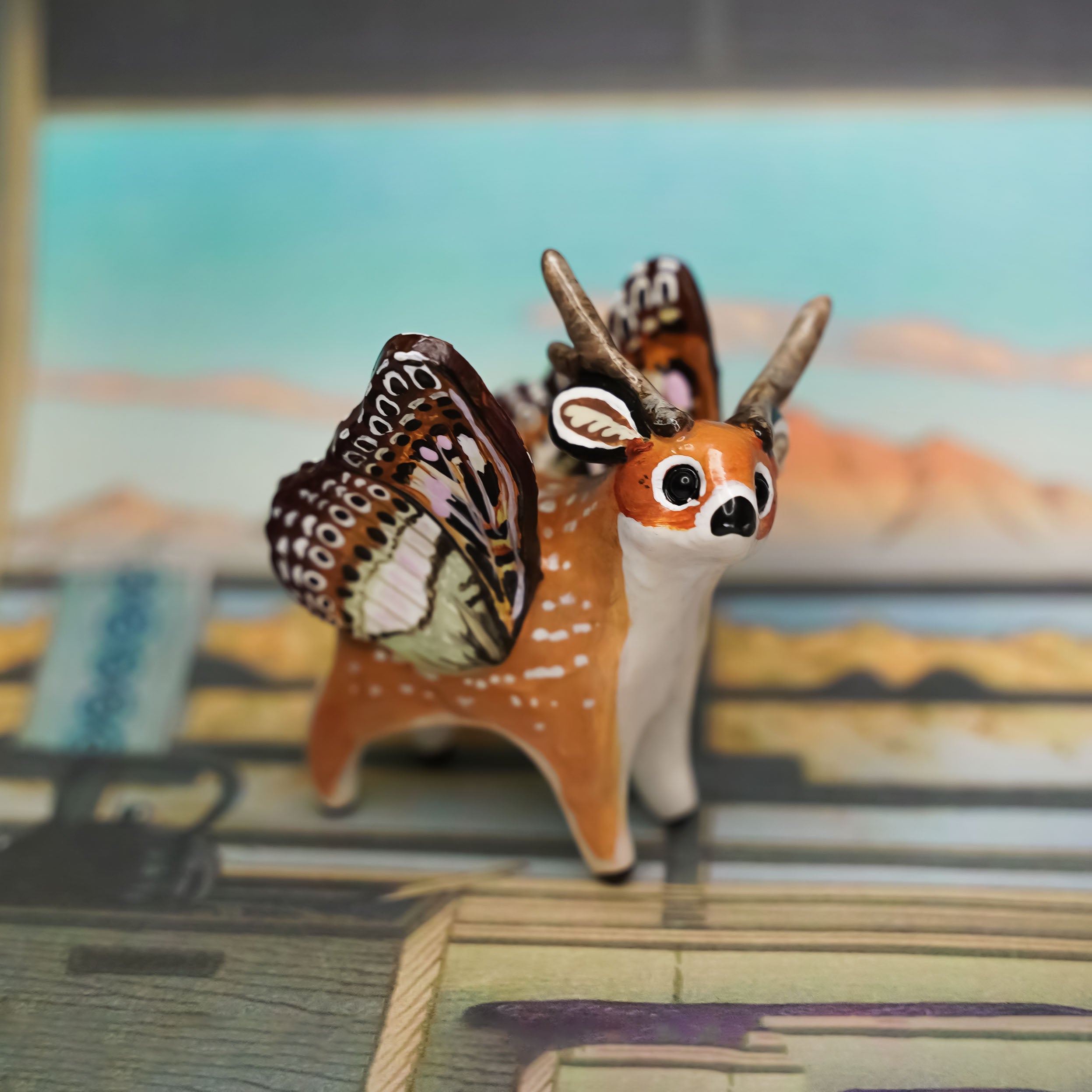 Deer with wings