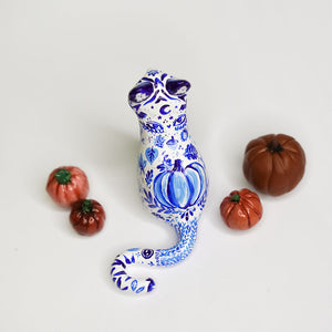 Fall - Halloween blue tiger