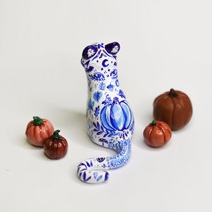 Fall - Halloween blue tiger