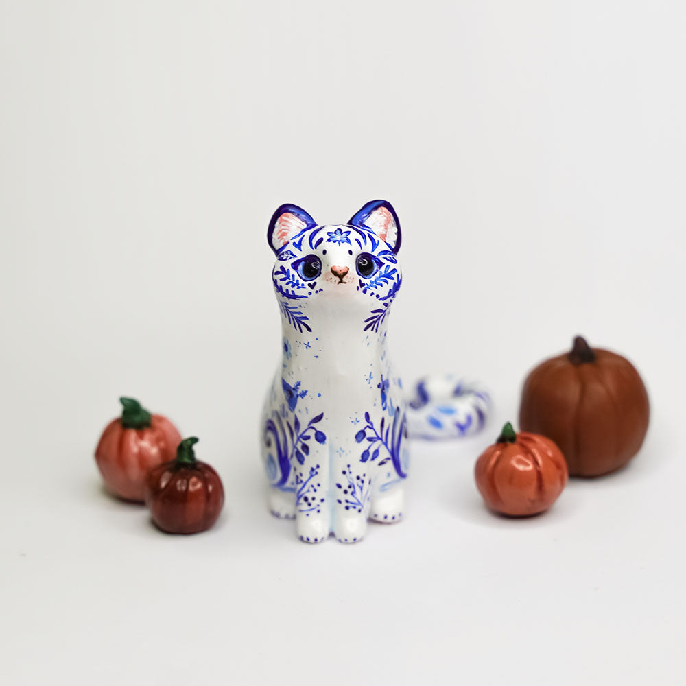 Fall - Halloween blue tiger