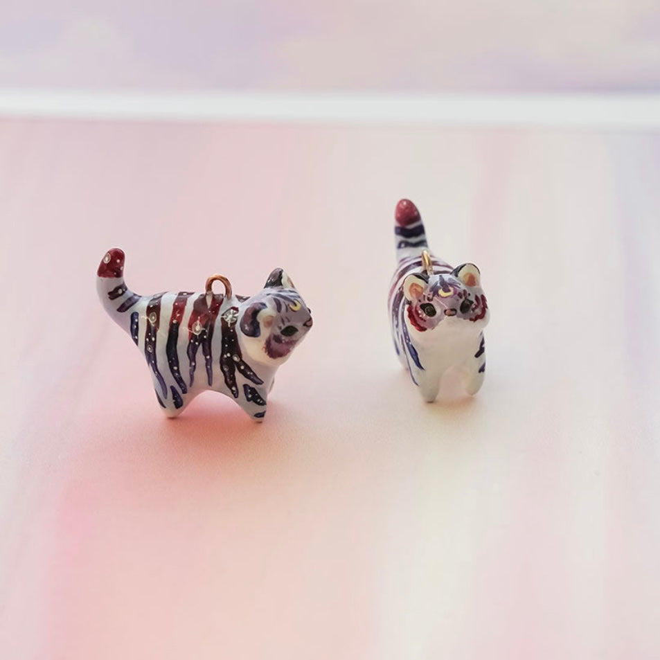 Galaxy tigers earrings - reservation