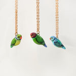 Ring-necked parakeet pendant