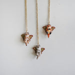 Wolf Luna Moth pendant