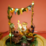 Autumn/ Toadstool party - diorama with forest animals