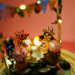 Autumn/ Toadstool party - diorama with forest animals