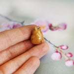 Bear with blackberries pendant