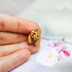 Bear with blackberries pendant