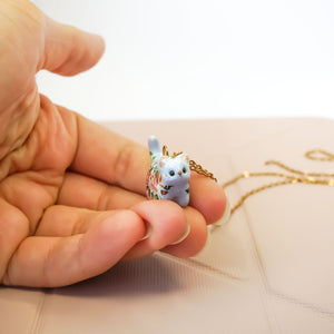 Blue Cat pendant
