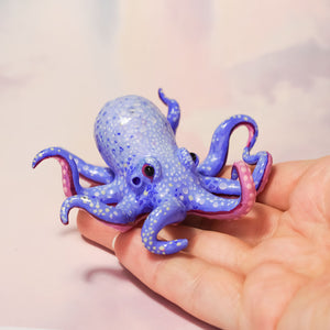 Blue - purple octopus