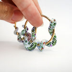 Berry snakes earrings - gold