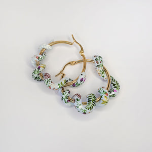 Berry snakes earrings - gold