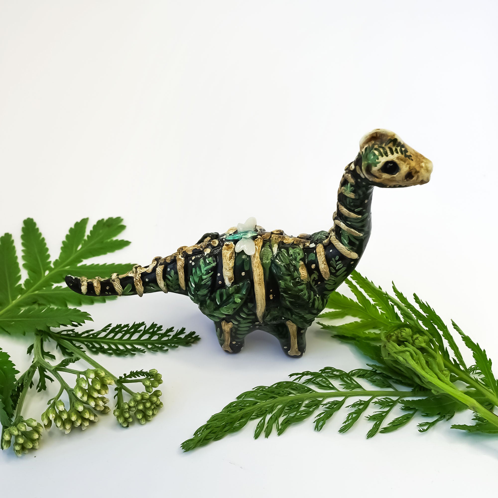 Brachiosaurus fossil figurine