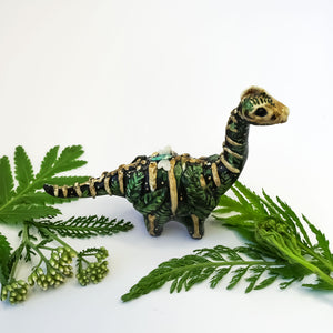 Brachiosaurus fossil figurine