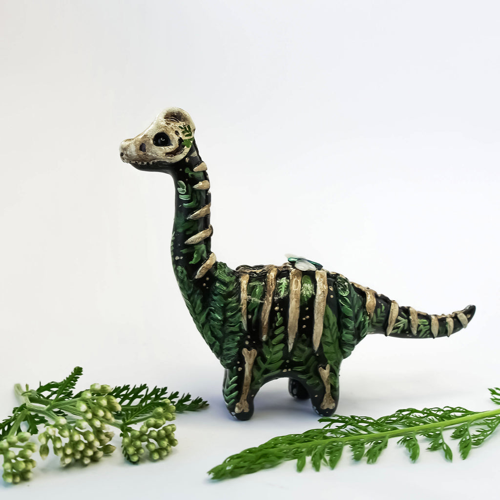 Brachiosaurus fossil figurine