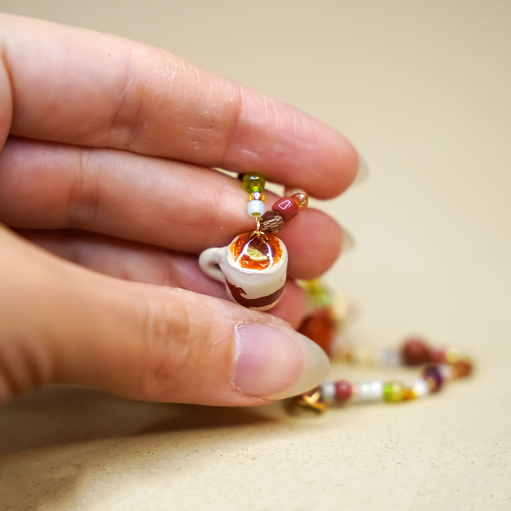 Burrowing Owl necklace