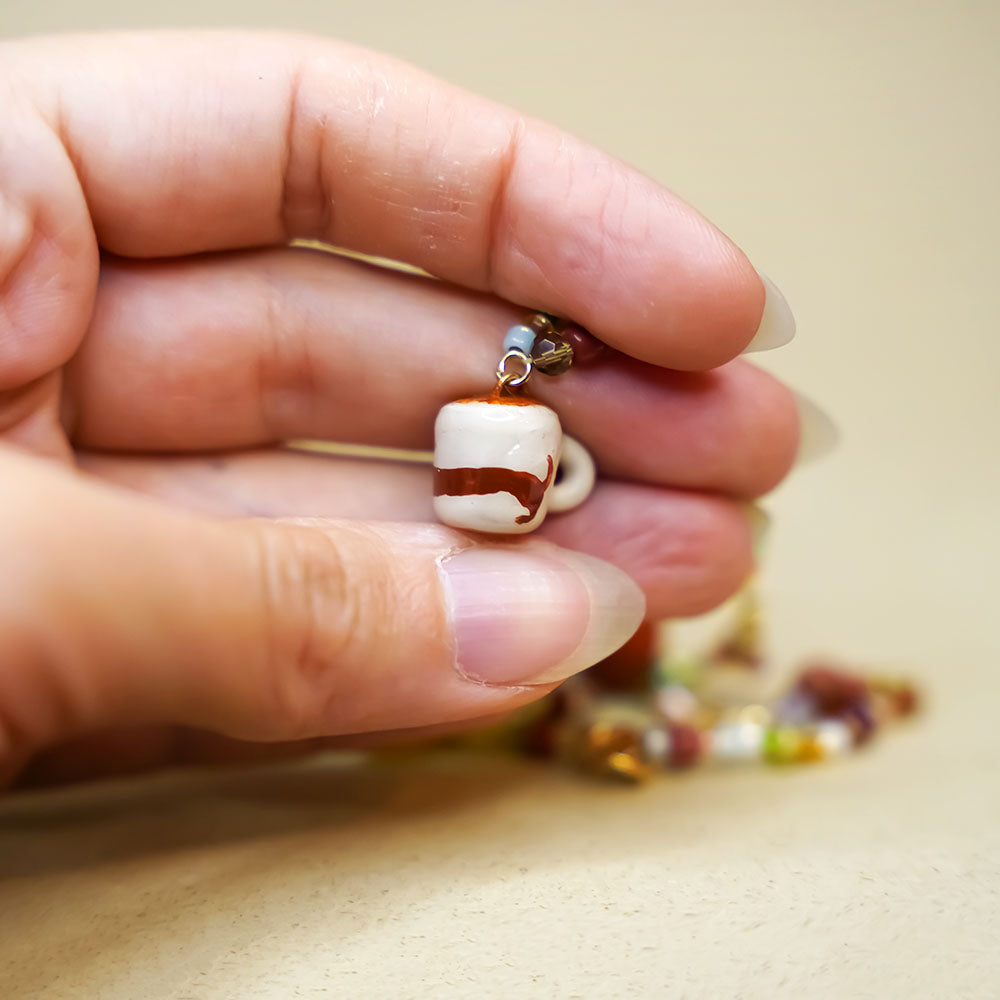 Burrowing Owl necklace