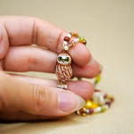 Burrowing Owl necklace