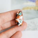 Calico Cat in the meadow pendant