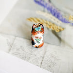 Calico Cat in the meadow pendant