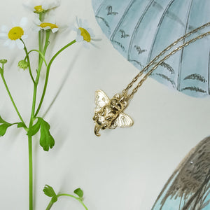 Sterling Silver Catfly pendant