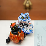 Black cats figurine