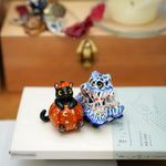 Black cats figurine