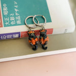 Cats in the pumpkins earrings