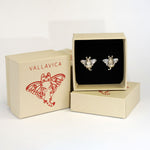 Sterling Silver Catlfy studs