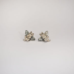 Sterling Silver Catlfy studs