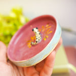 Ceramic jewelry tray with a Leopard