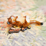 Cheetah with peach butterfly wings