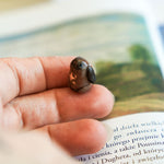 Chocolate bunny with a star pendant