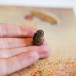 Chocolate bunny with a star pendant