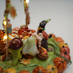 Pumpkin's party - diorama with animals
