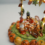 Pumpkin's party - diorama with animals