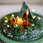 Campfire - diorama with three foxes