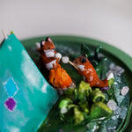 Campfire - diorama with three foxes