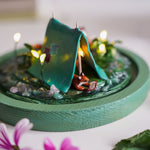 Campfire - diorama with three foxes