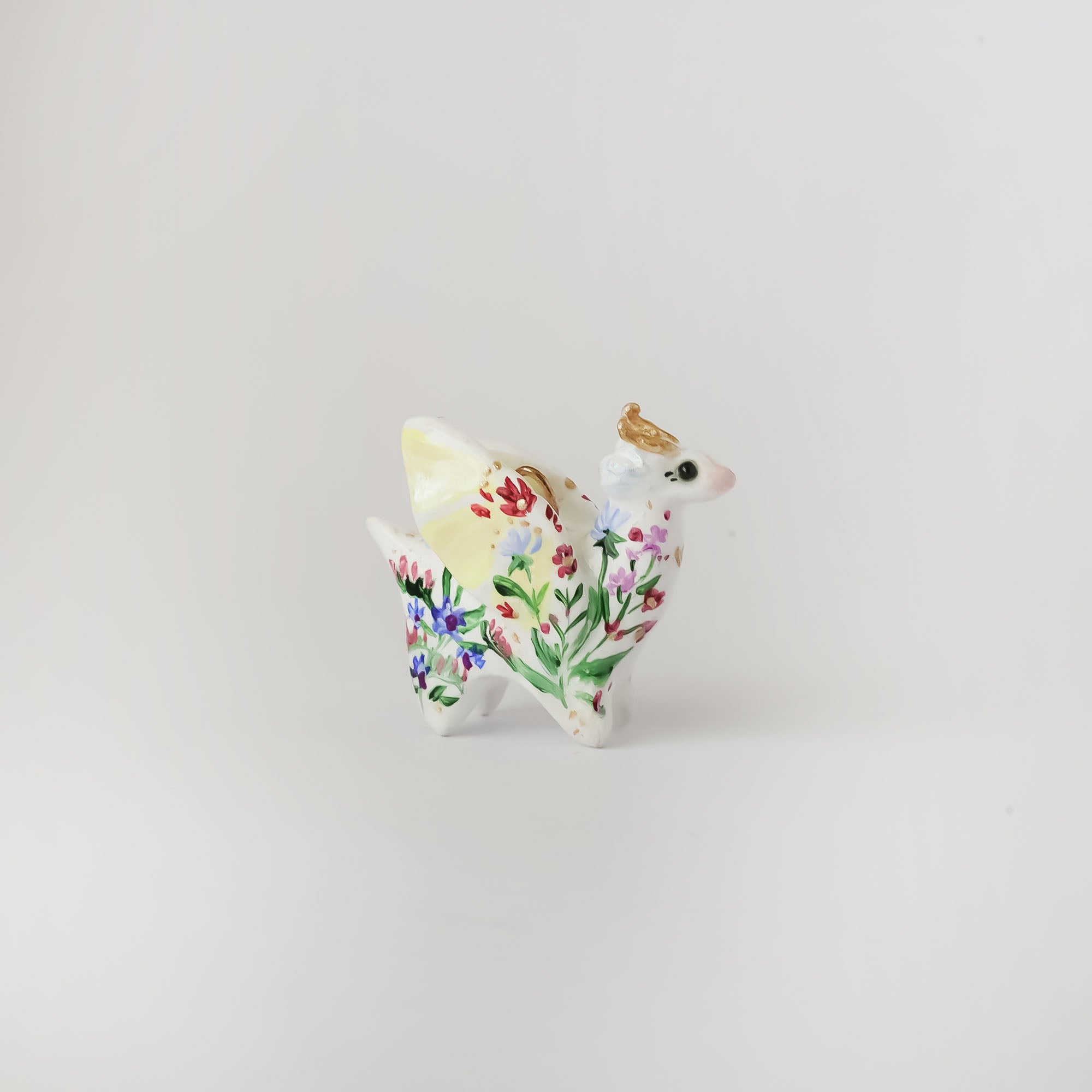 Flower dragon pendant