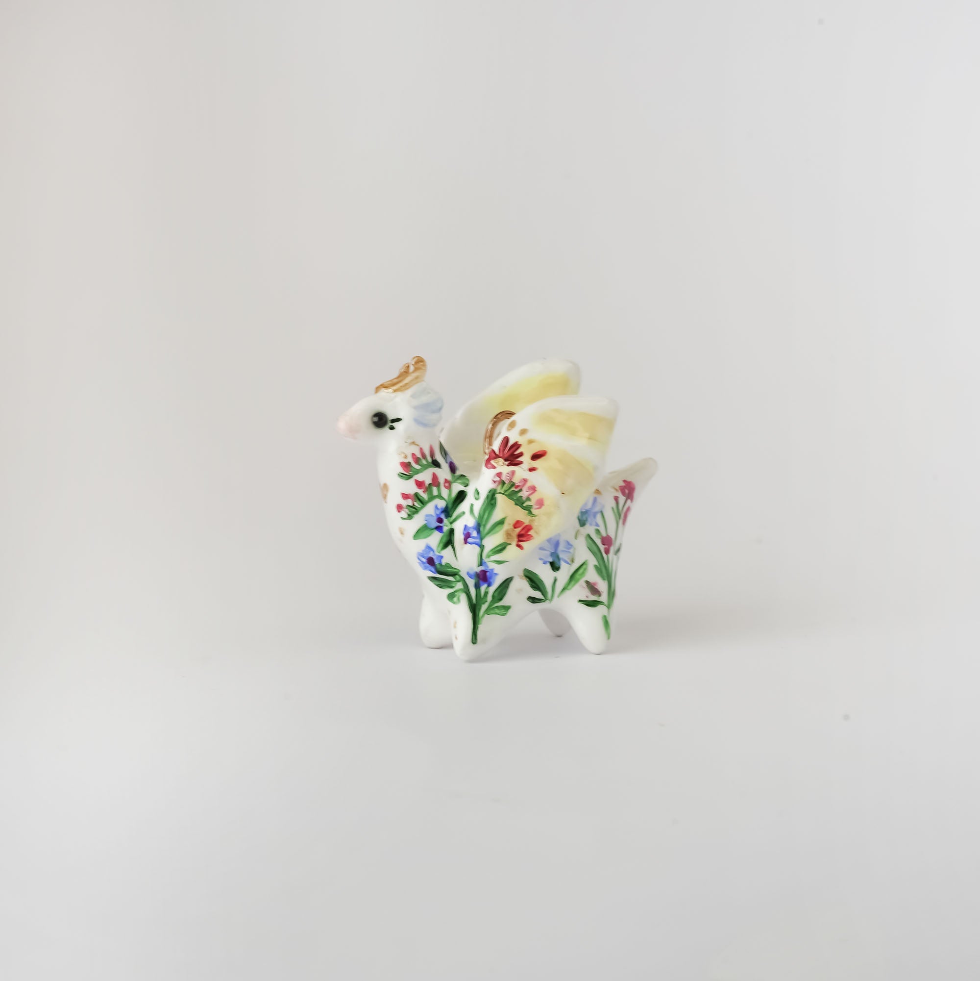 Flower dragon pendant