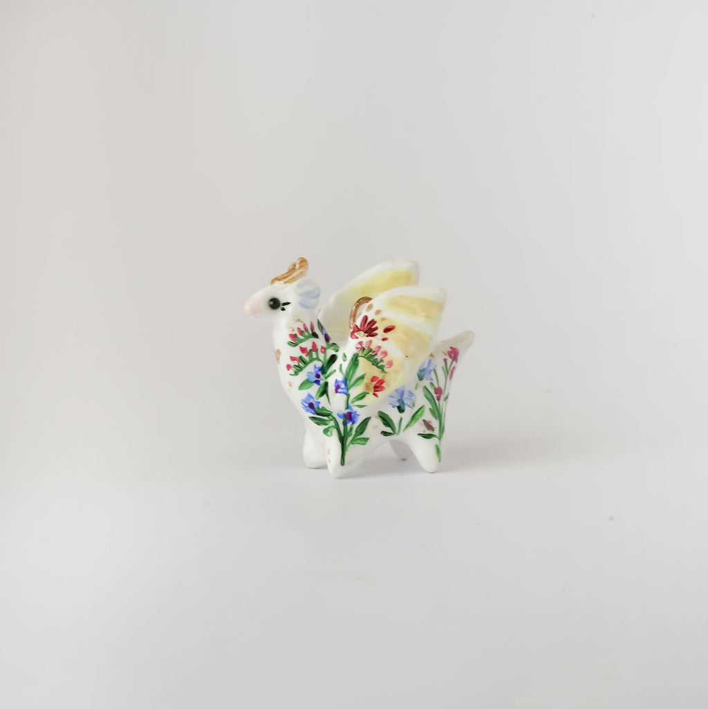 Flower dragon pendant
