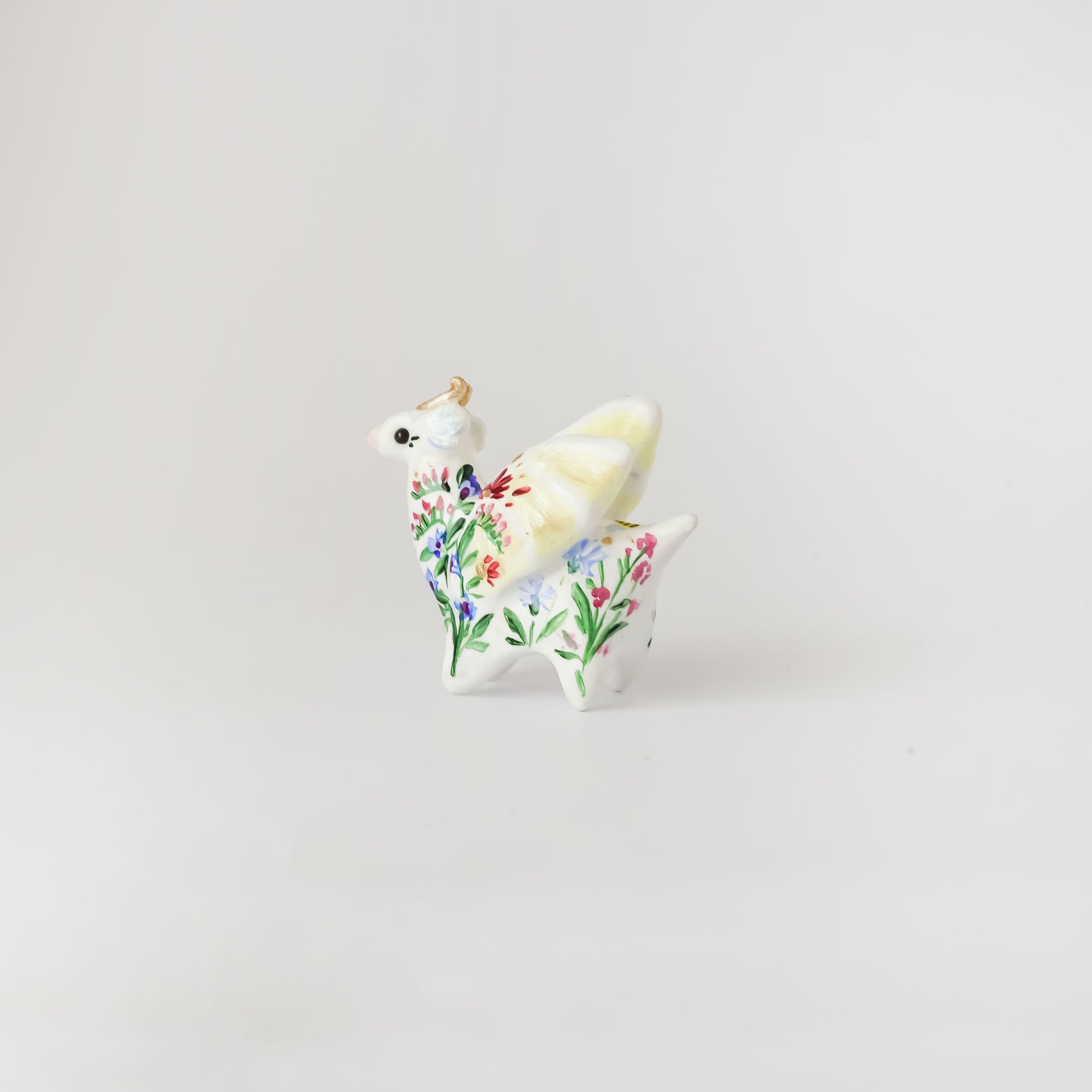 Flower dragon pendant
