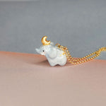 Elephant with the Moon pendant