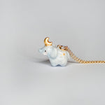 Elephant with the Moon pendant