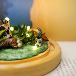 Catch fireflies - diorama with four Catflies