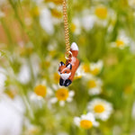 Jumping fox pendant