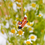 Jumping fox pendant