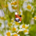 Jumping fox pendant
