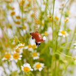 Jumping fox pendant