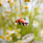 Jumping fox pendant